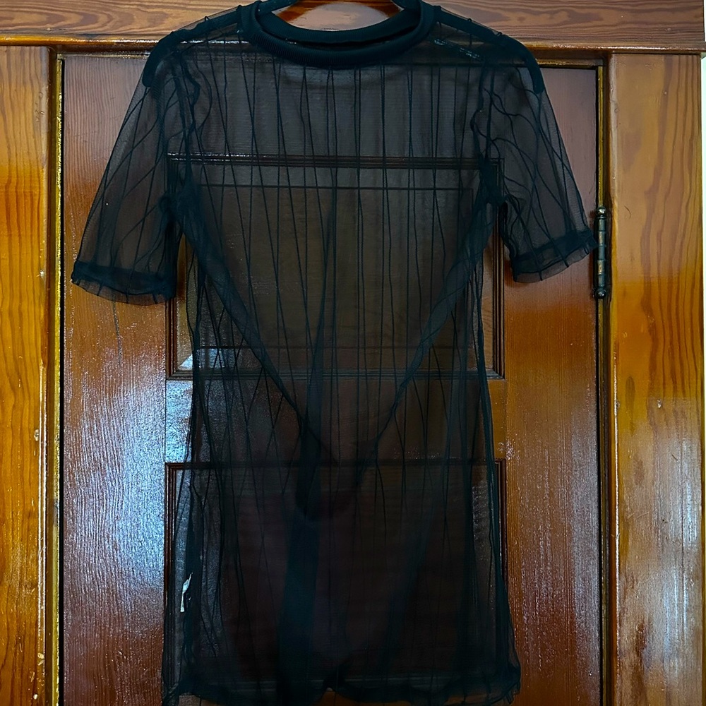 SHEIN mesh shirt, size L